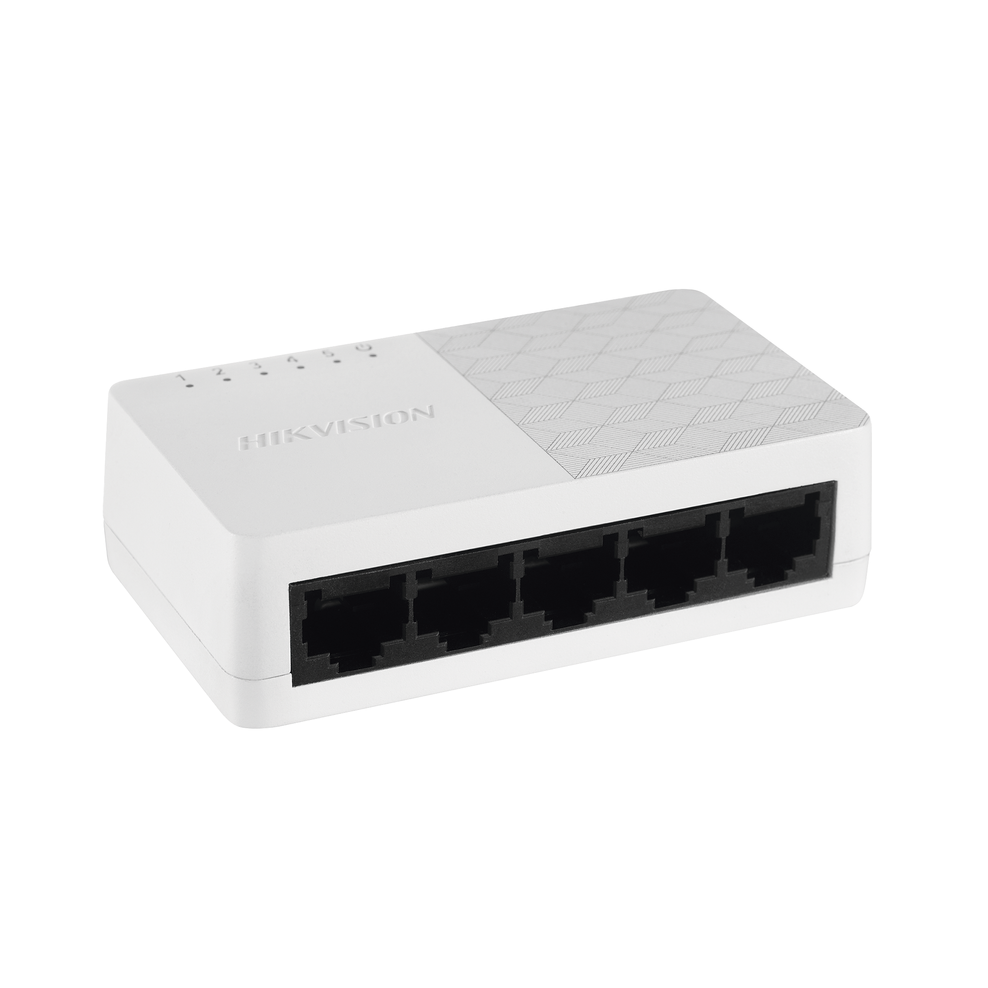 DS-3E0105D-O|Switch No Administrable de 5 Puertos para Escritorio / Fast Ethernet 10 / 100 Mbps / Diseño Compacto y Estetico